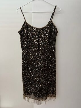 Beaded Mini Dress